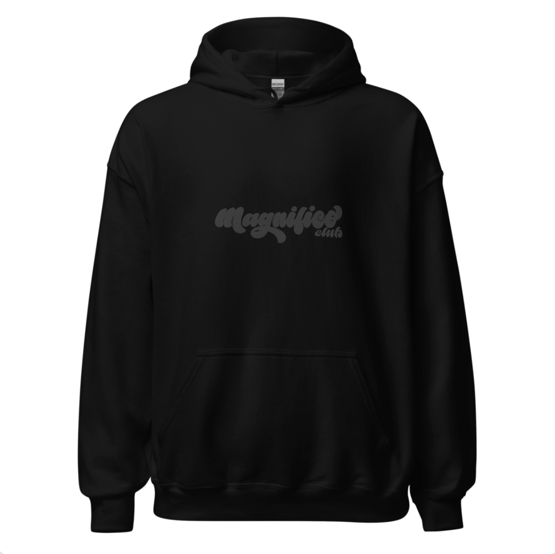 SUDADERA CON CAPUCHA TOTAL BLACK