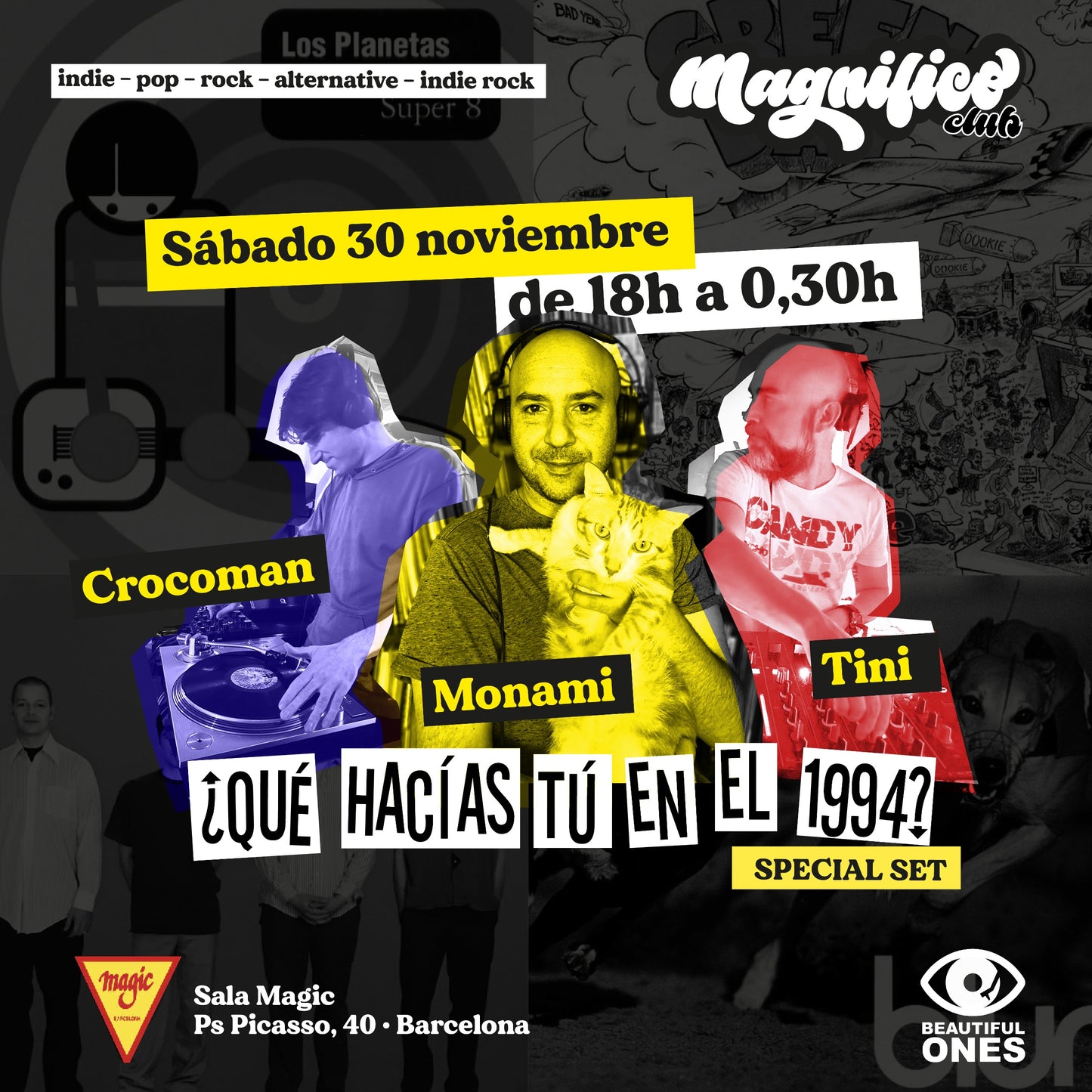 2024.11.30 ¿QUÉ HACIAS TU 1994? CROCOMAN + MONAMI + TINI