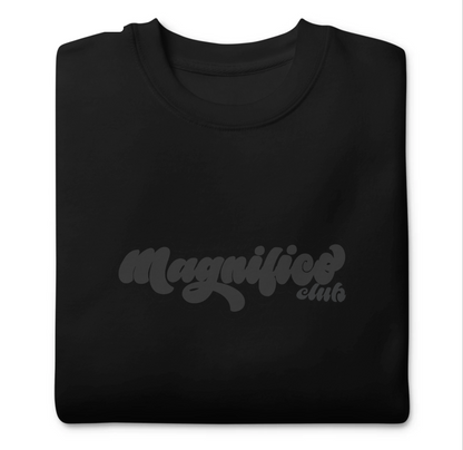 SUDADERA SIN CAPUCHA TOTAL BLACK